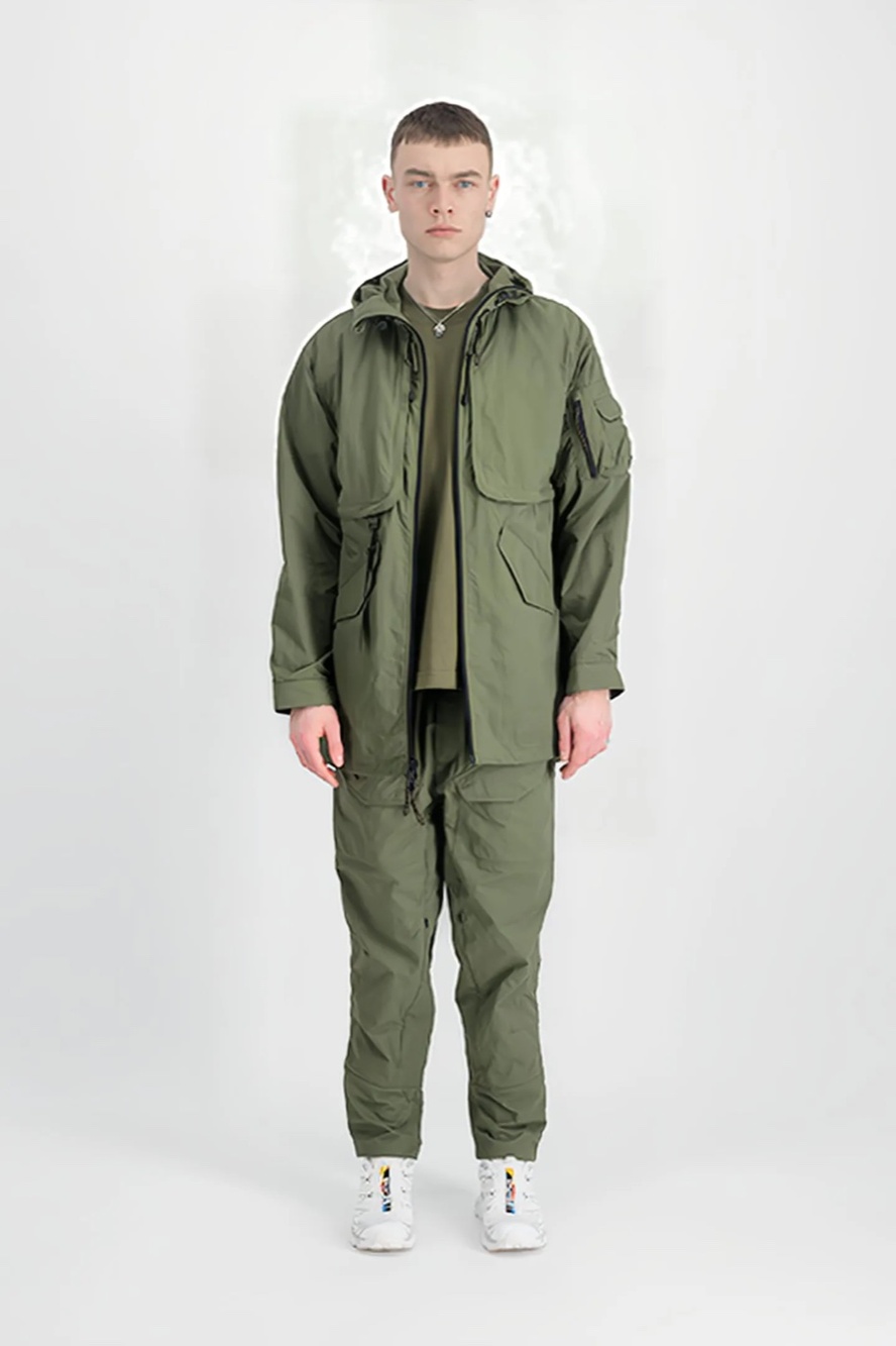 NWT Alpha Industries Utility Fishtail Jacket Sage-green Sz M